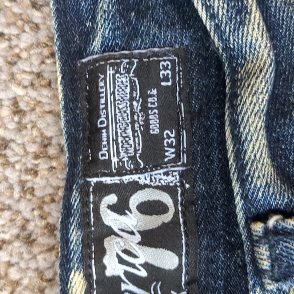 The Heritage by America men's blue denim size 32X33 pants - Picture 7 of 15